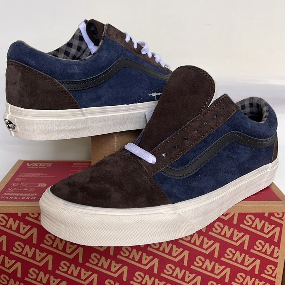 Vans WMNS Old Skool
Pig Suede Plaid Brown Navy
VN0007NTBF1
Sneakers - Picture 1 of 16